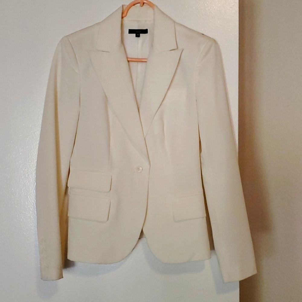 Off White one button Jacket